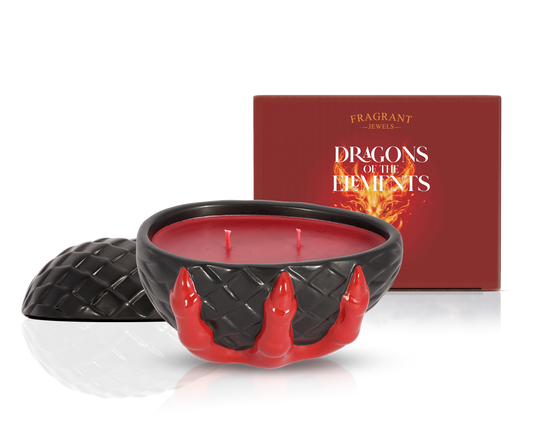 Dragons of the Elements - Fire Dragon - Jewel Candle (Ringless)