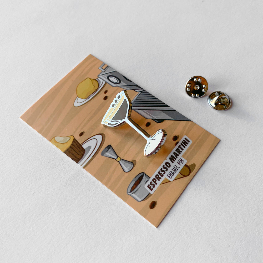 Espresso Martini Cocktail Pin