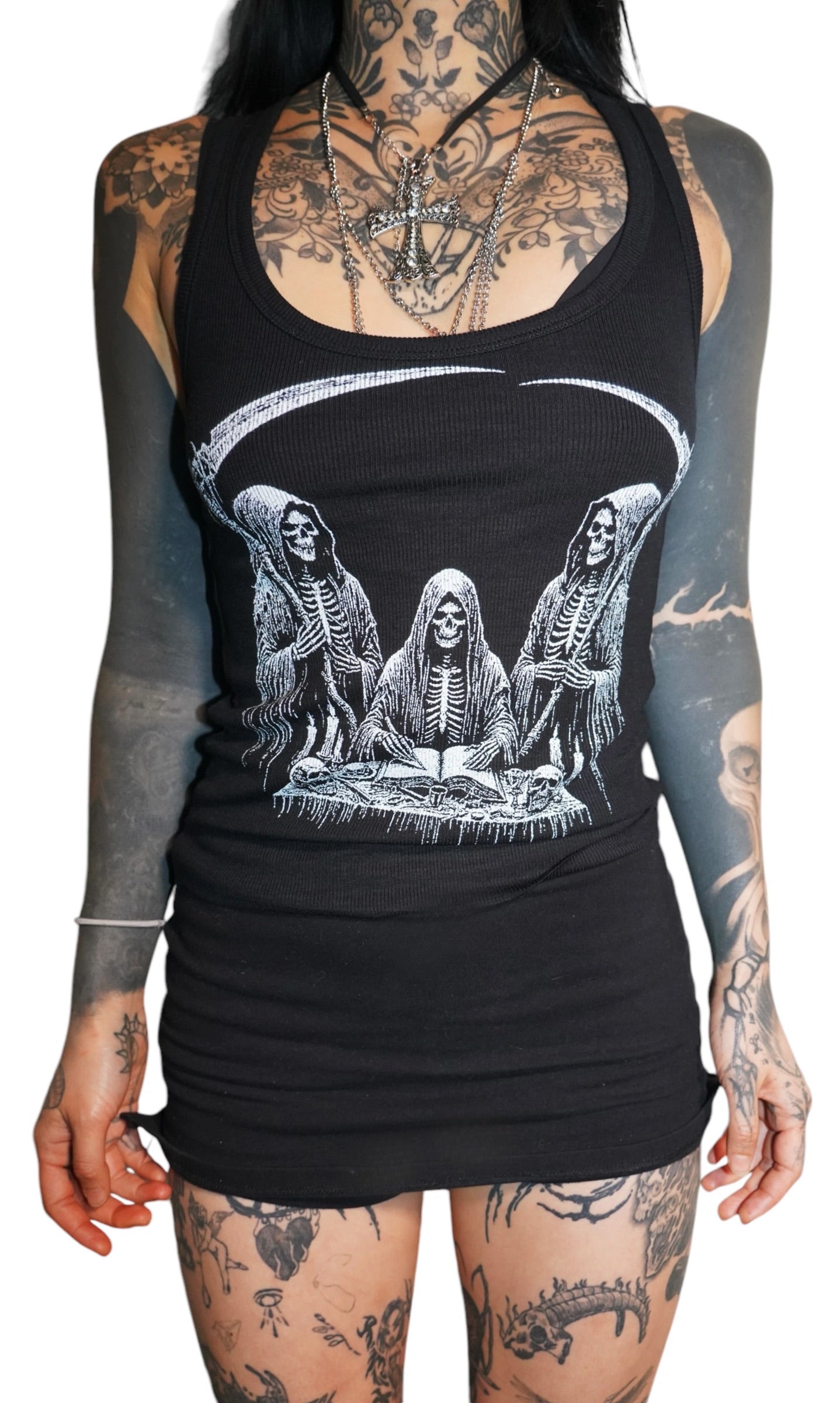 Death Meeting Ribbed Tank Top