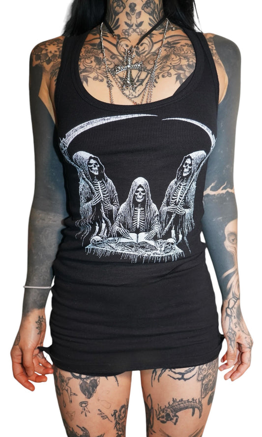 Death Meeting Ribbed Tank Top