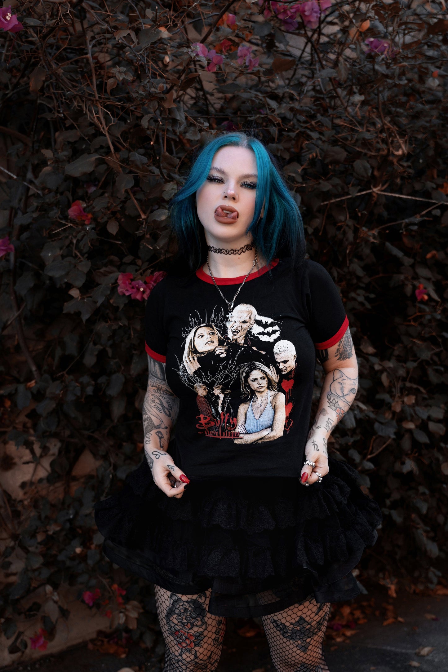 Buffy & Spike Ringer Tee