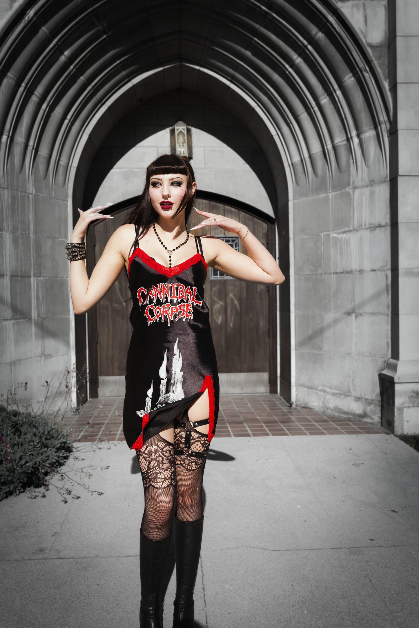 Cannibal Corpse Mini Slip Dress