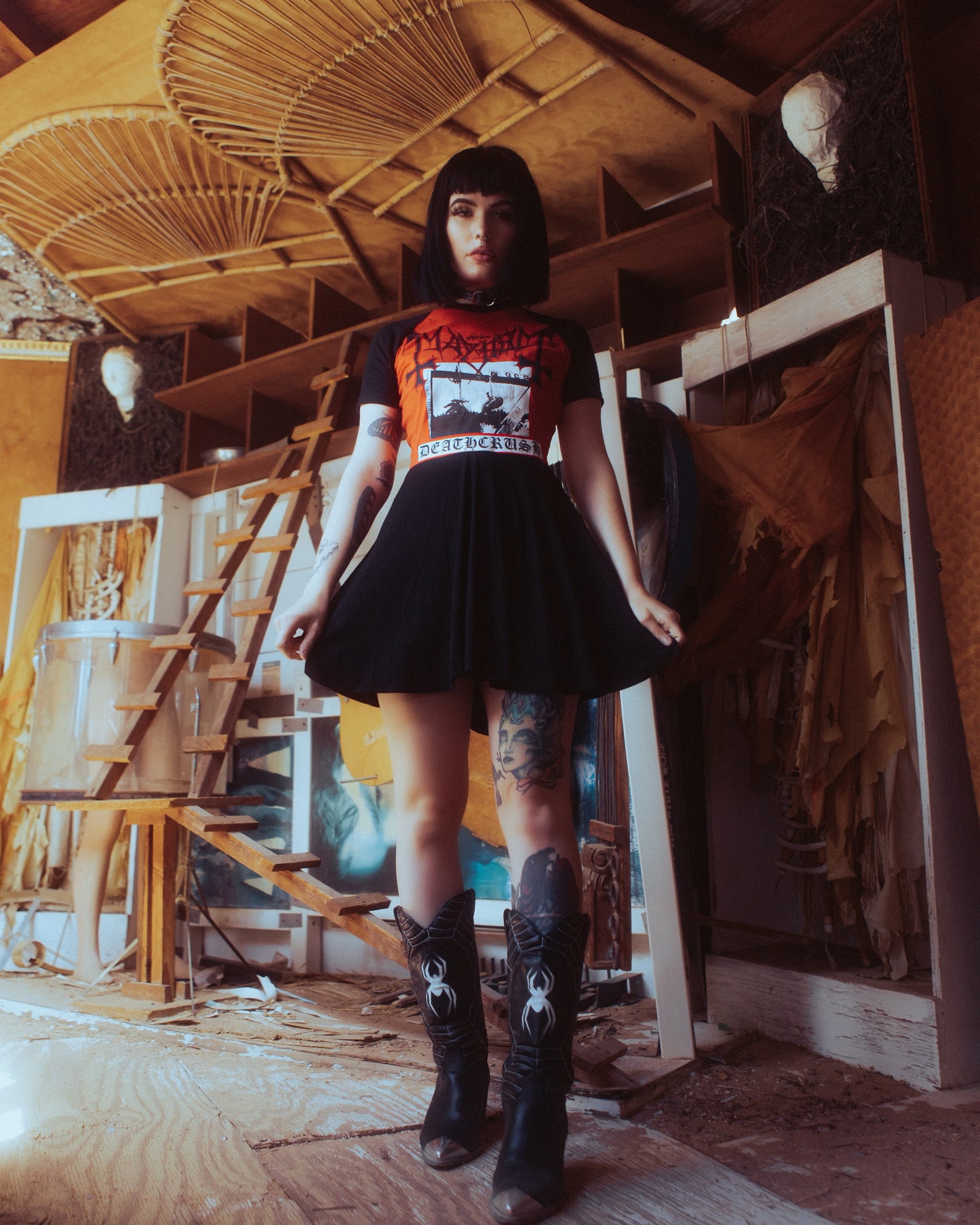 Mayhem (Deathcrush) Baby Doll Dress