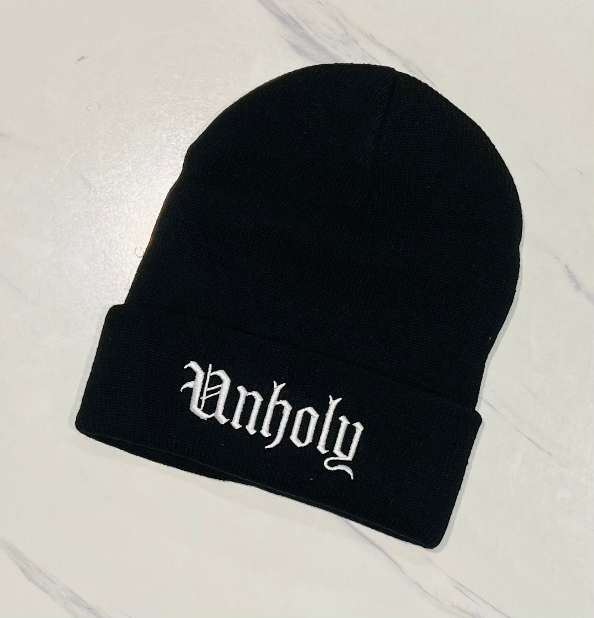 Vegan Beanie - Unholy - READY TO SHIP