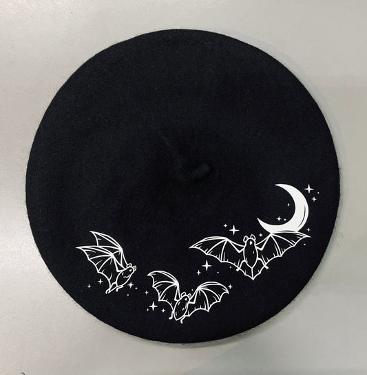 Vegan Beret - Batty Moon