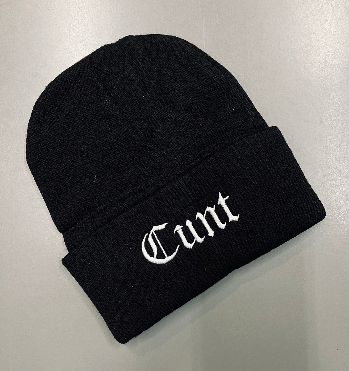 Vegan Beanie - CUNT - READY TO SHIP