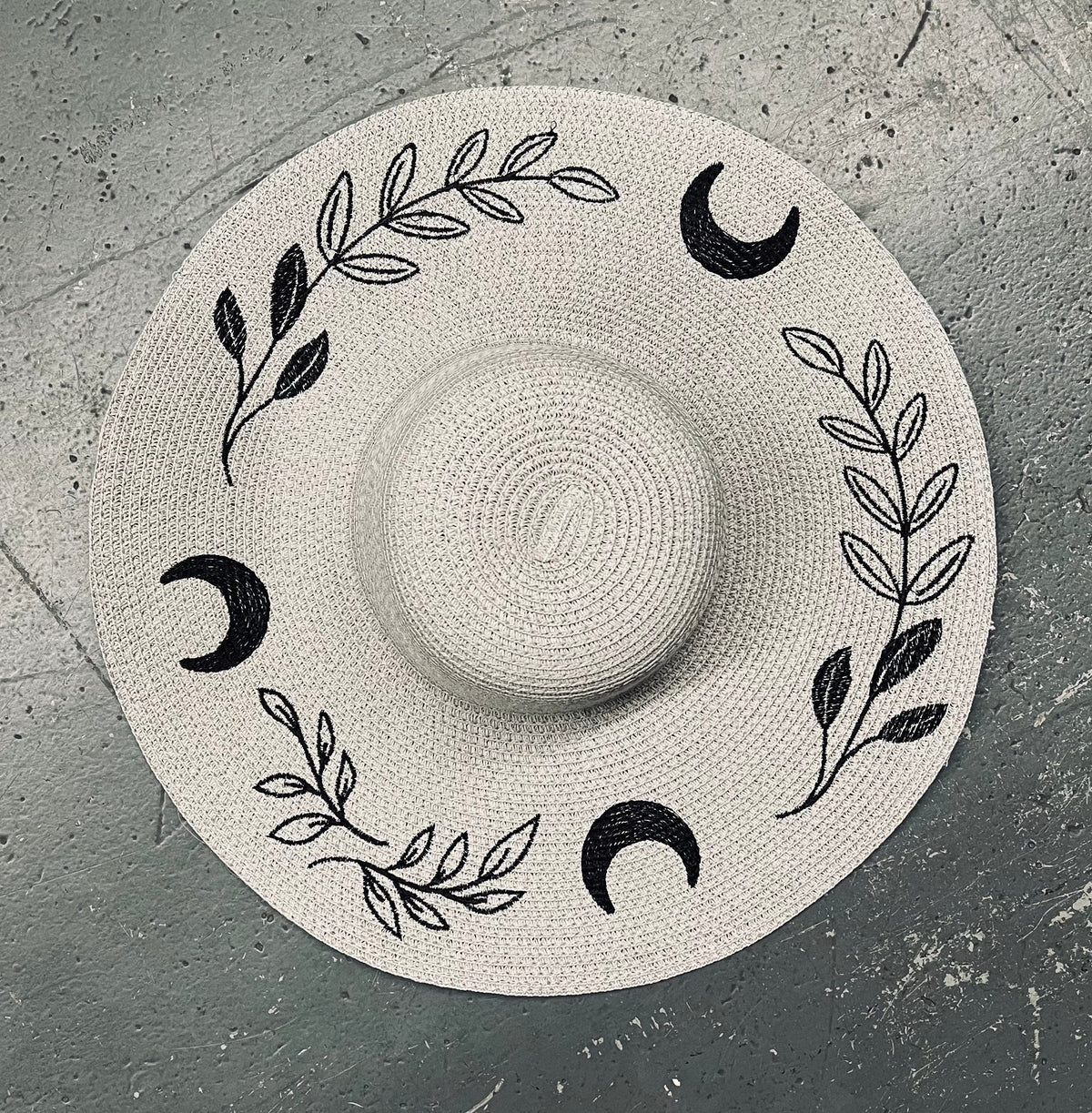 Floppy Sun Hat - XL Brim - Grey Fern Moon