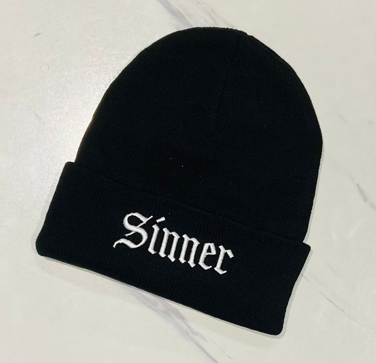 Vegan Beanie - Sinner - READY TO SHIP