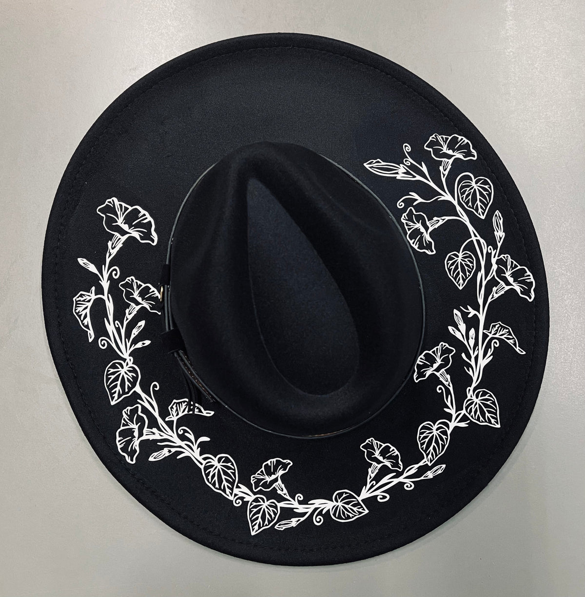 Vegan Felt Hat - XL Brim - Morning Glory