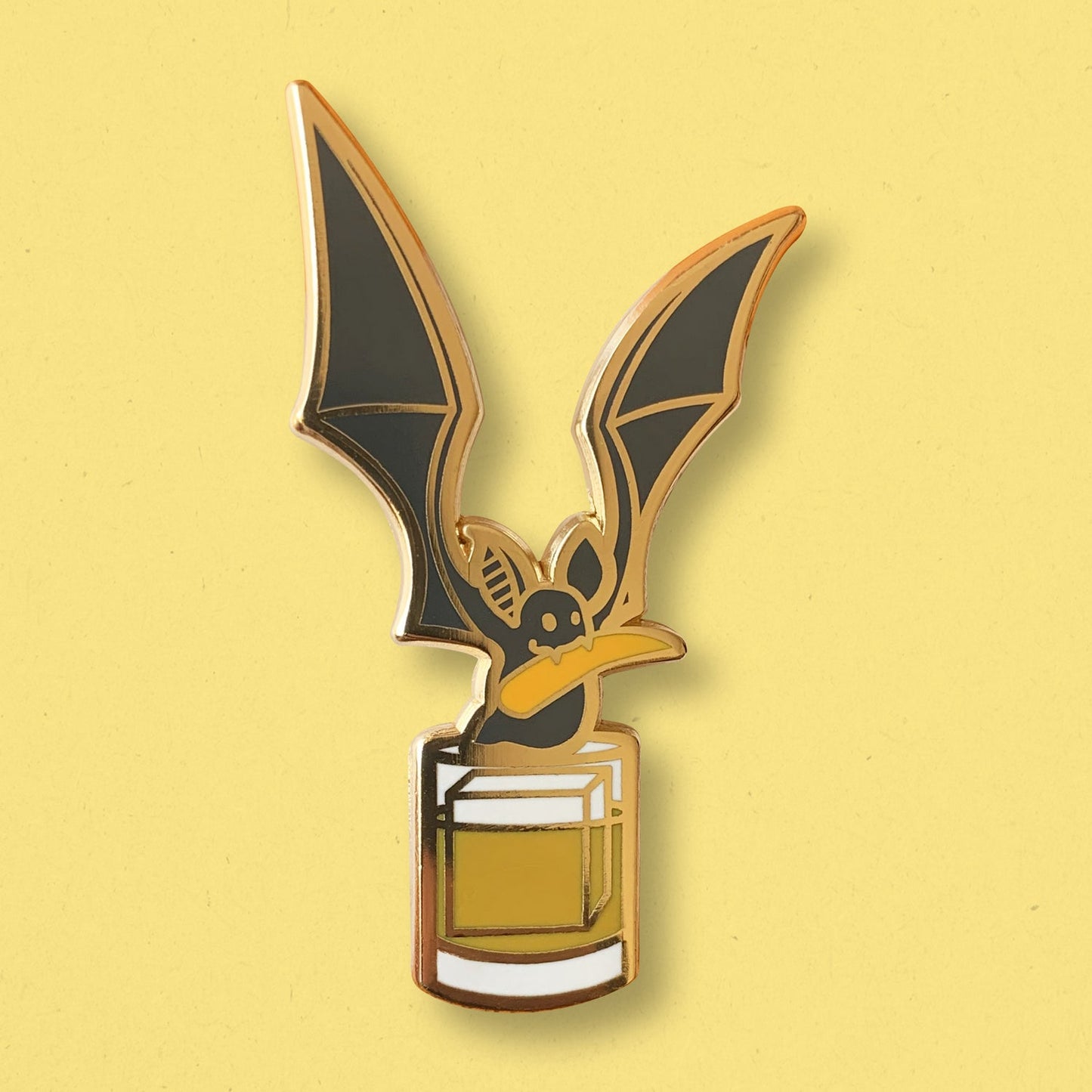 Bat x Rum Old Fashioned Pin