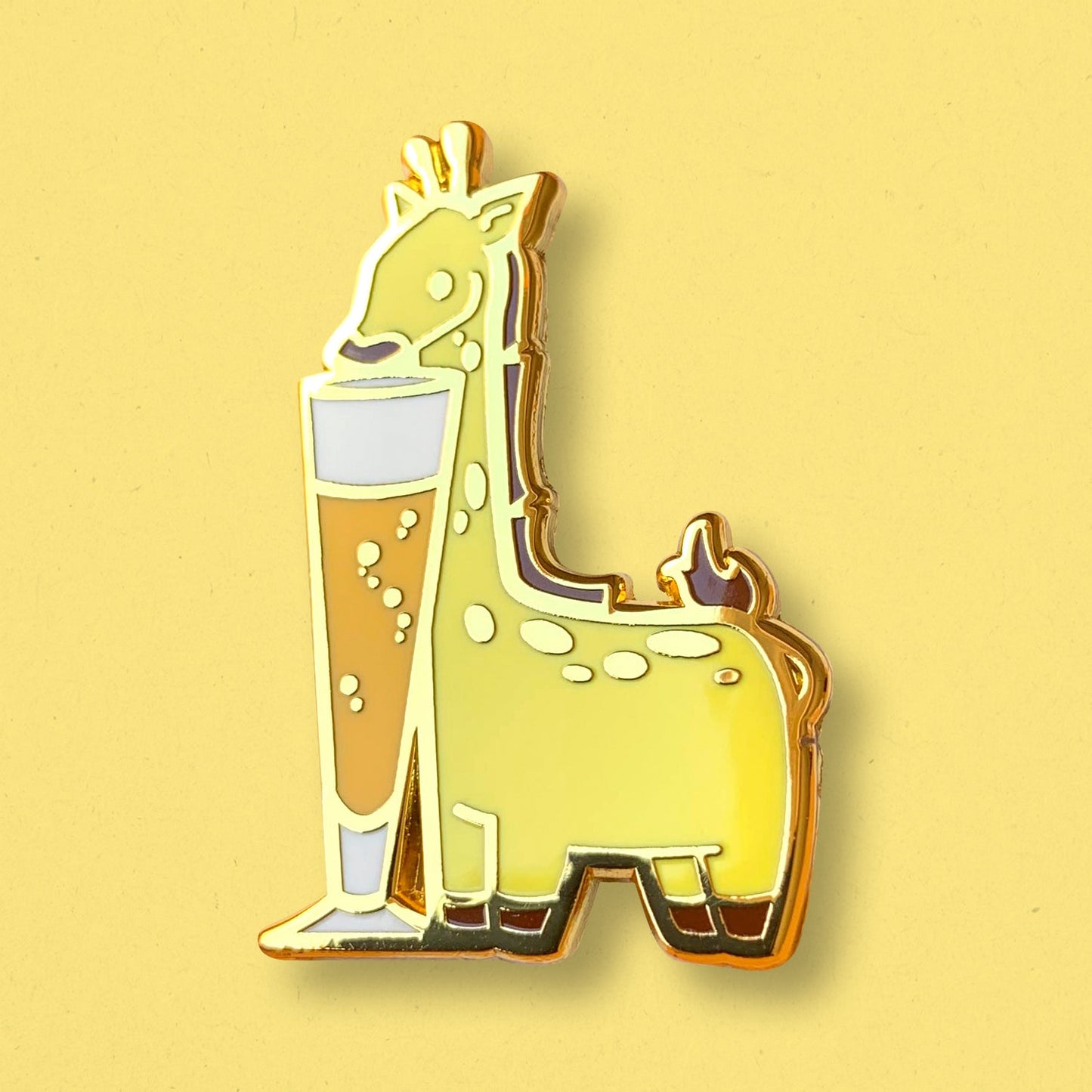 Giraffe x Beer Pin