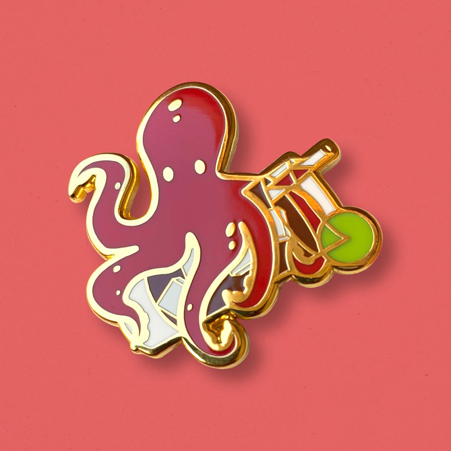 Octopus x Dark n' Stormy Pin