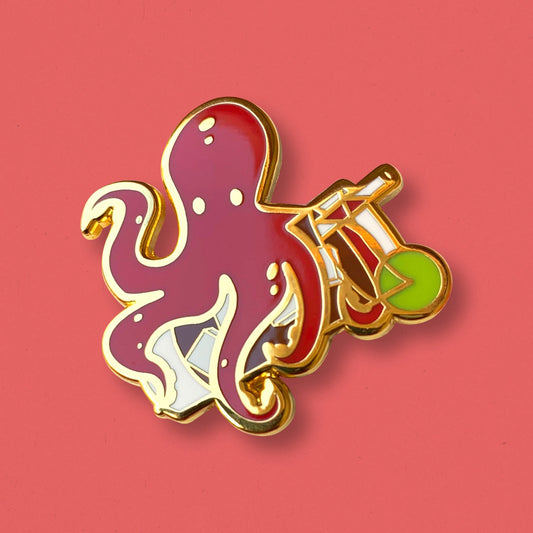 Octopus x Dark n' Stormy Pin
