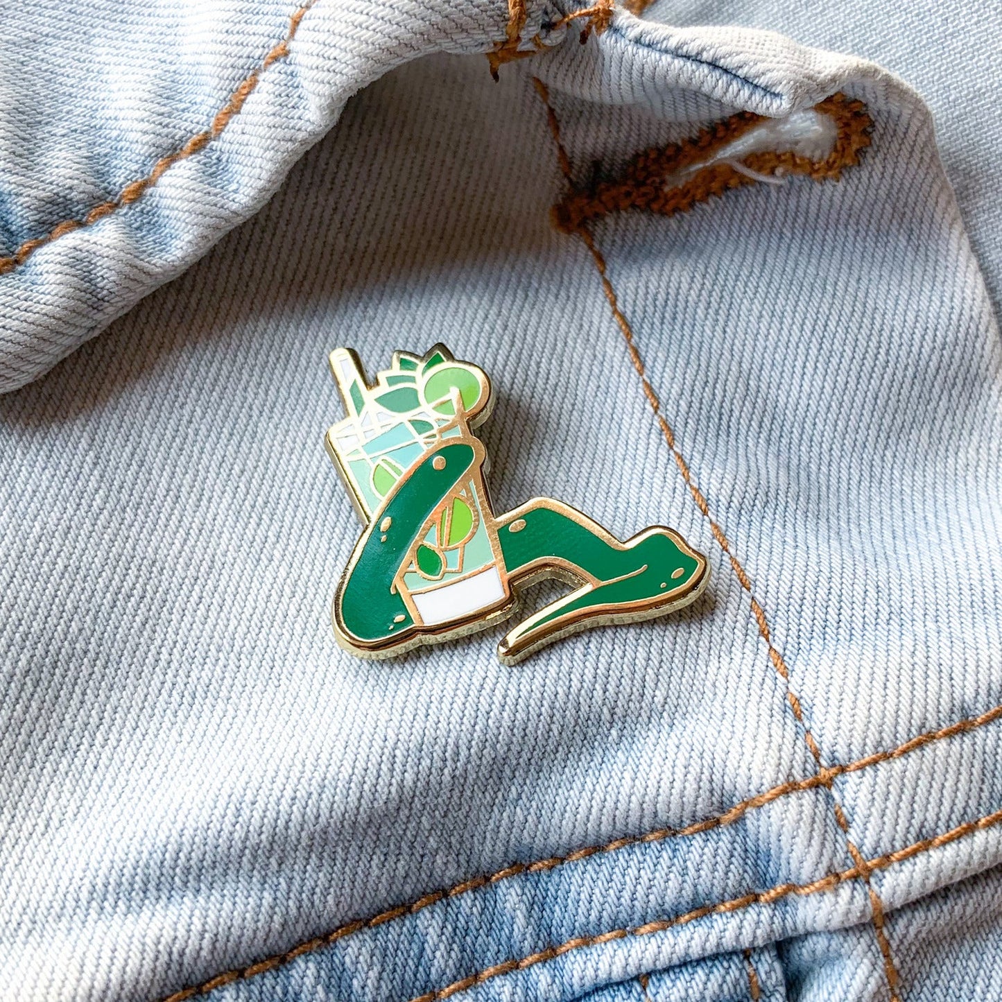 Snake x Mojito Pin