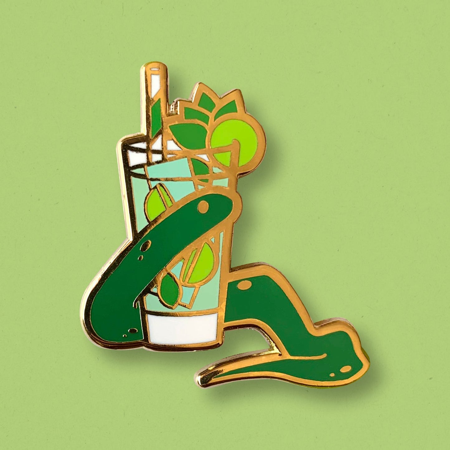 Snake x Mojito Pin