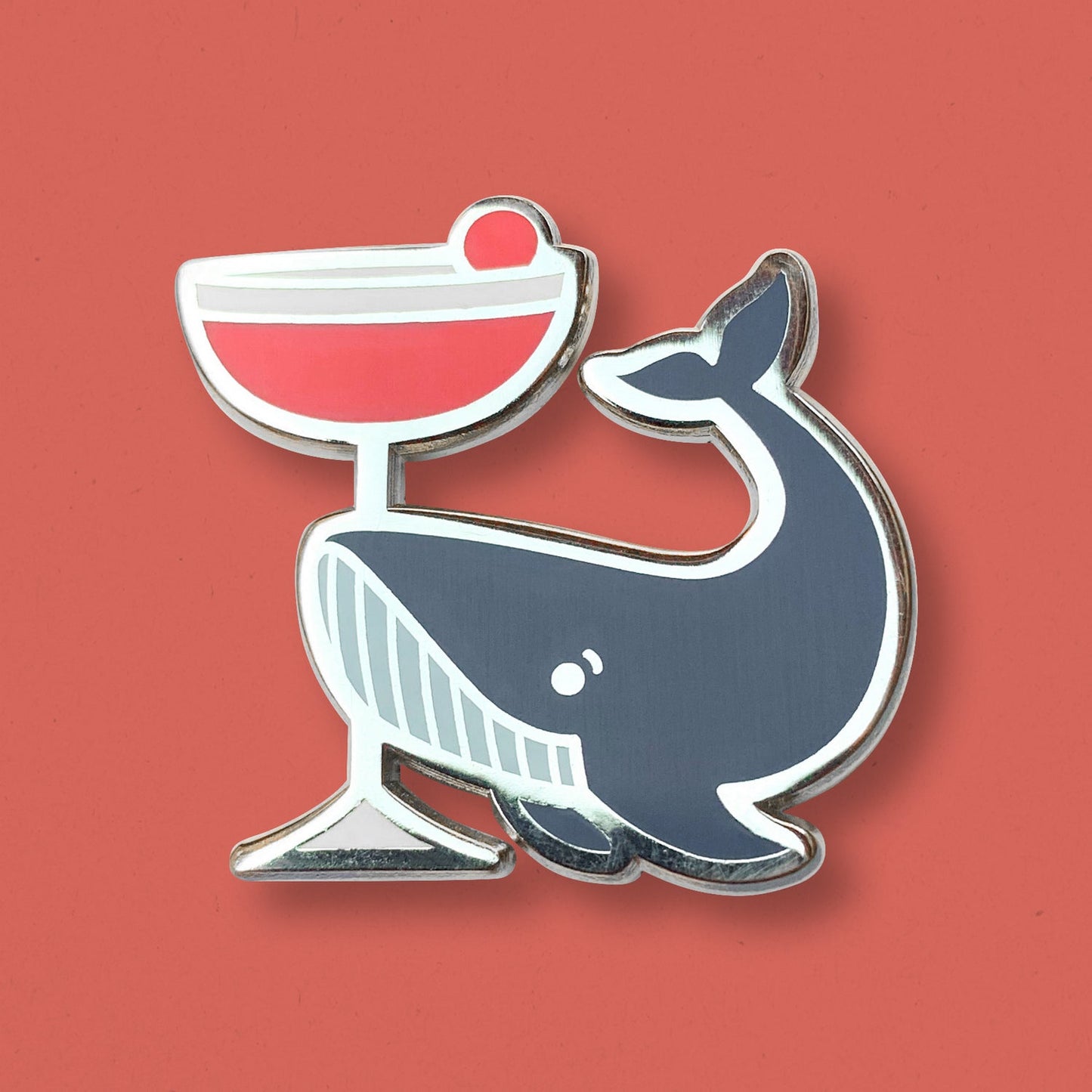 Blue Whale x Clover Club Pin
