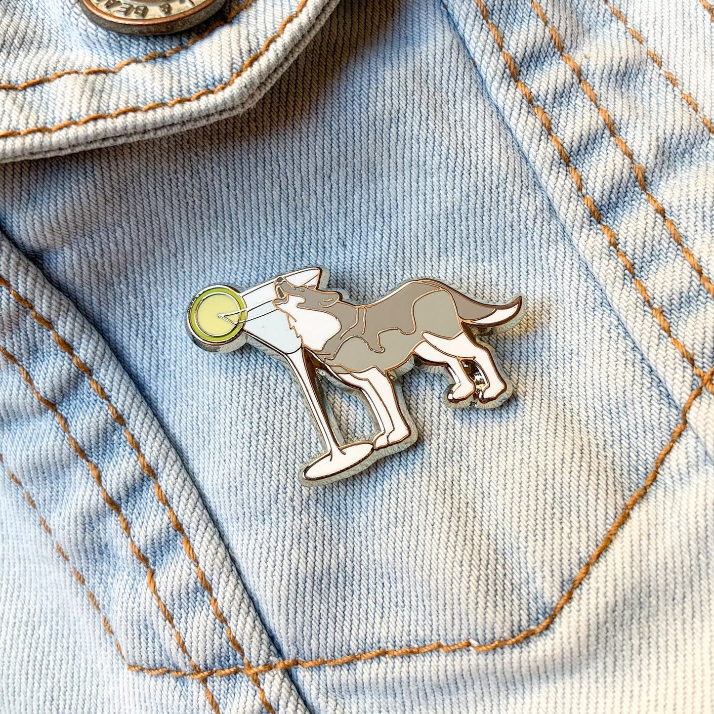 Howling Wolf x Vodka Martini Pin