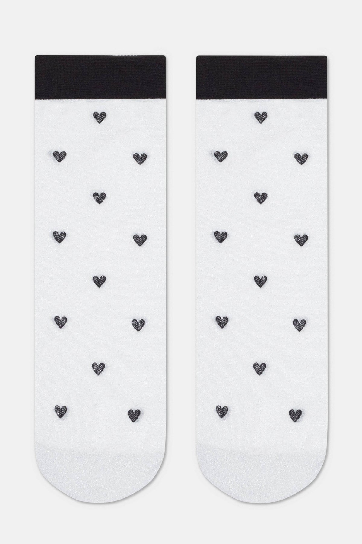 Shimmering Socks Conte Fantasy - "Hearts" Designs