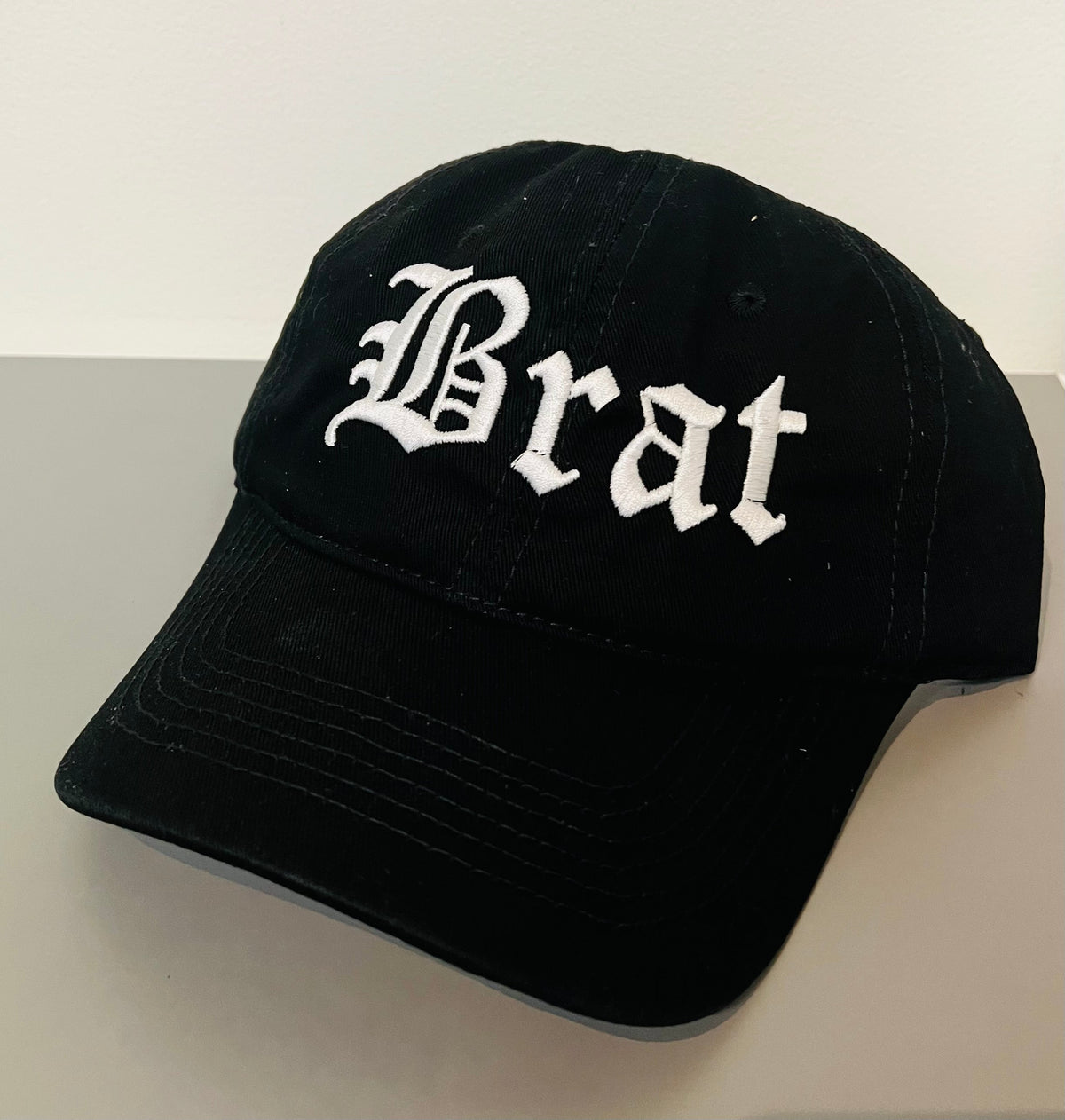 BRAT - embroidered dad hat - READY TO SHIP