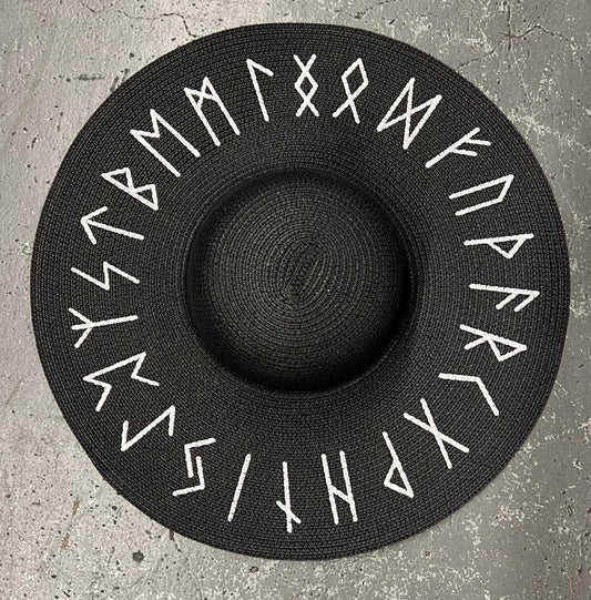 Floppy Sun Hat - XL Brim - Runes