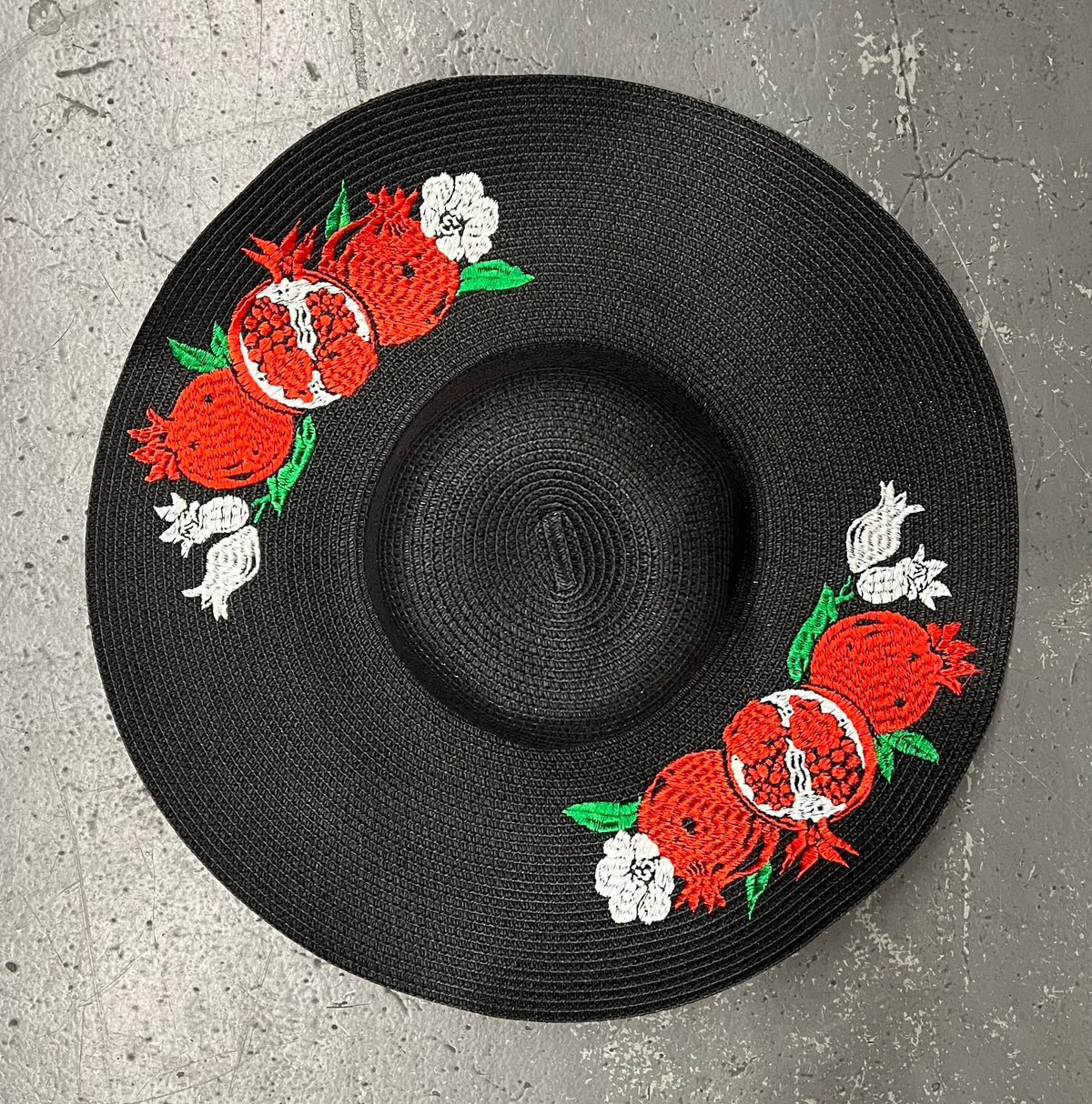 Floppy Sun Hat - XL Brim - Pomegranates