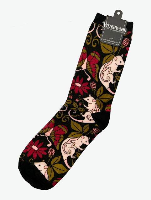 Novelty Socks - Floral Possum