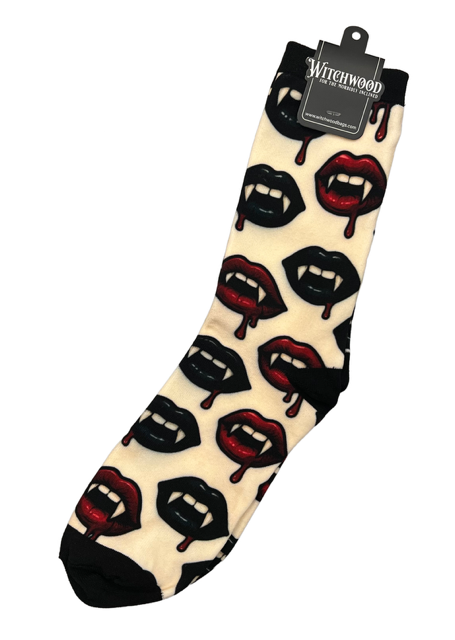 Novelty Socks - Vampy Lips