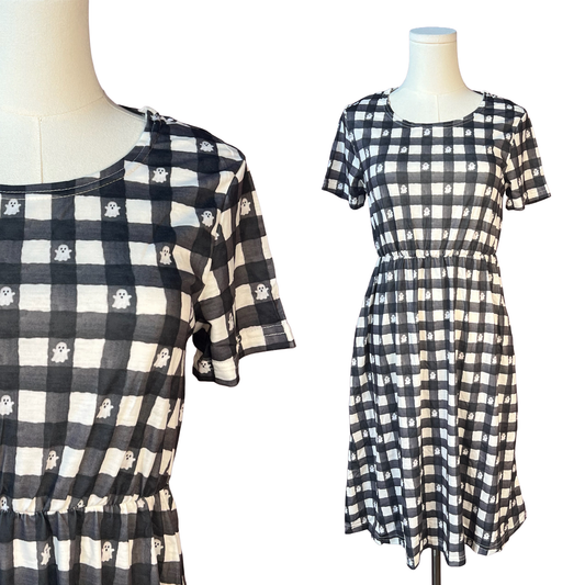 T-shirt Dress - Ghosty Gingham