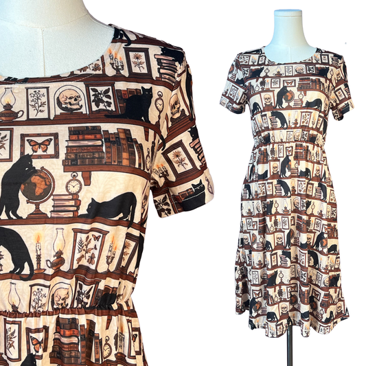 T-shirt Dress - Academic Cats
