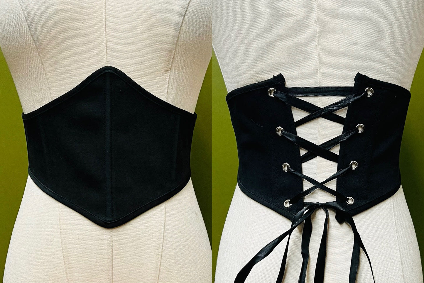 The Morrigan REVERSIBLE corset belt - Ready to ship