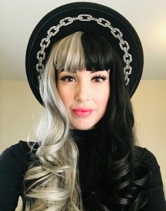 Vegan Felt Hat - Chain Link