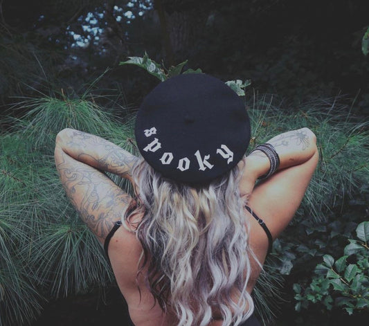 Vegan Beret - Spooky