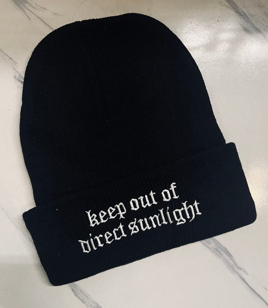 Vegan Beanie - keep out of direct sunlight  - READY TO SHIP