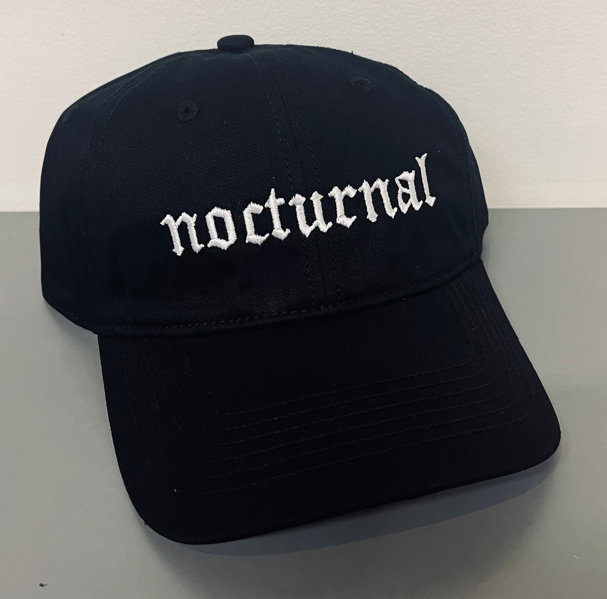 nocturnal - embroidered dad hat - READY TO SHIP