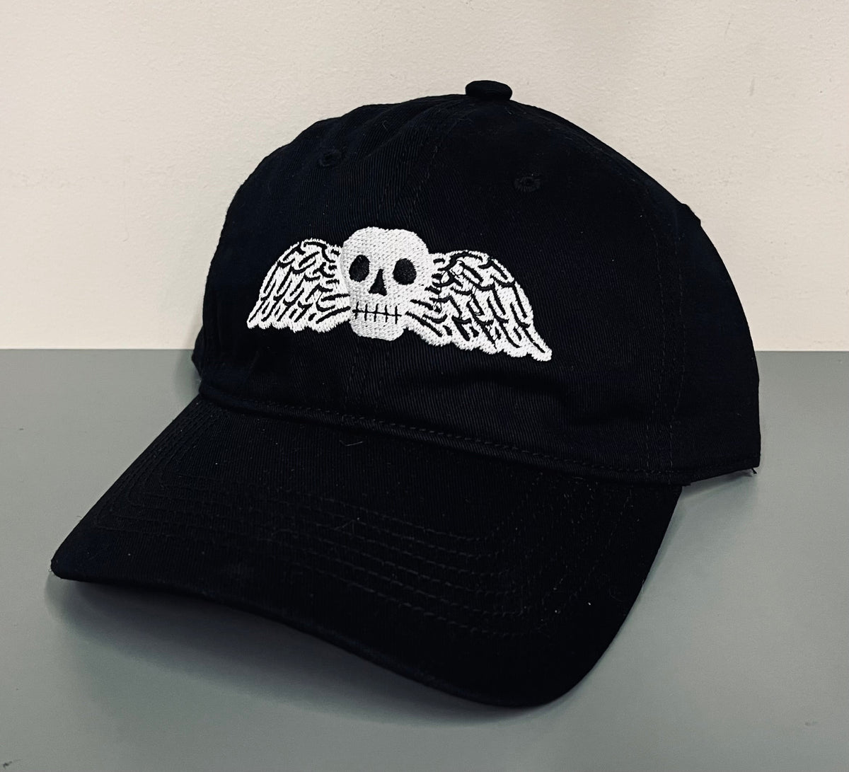 Memento Mori - embroidered dad hat - READY TO SHIP