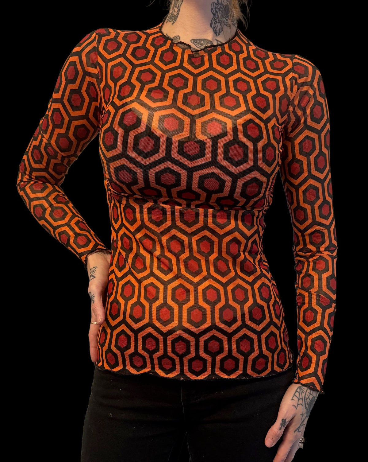 Sheer Mesh Top - Overlook