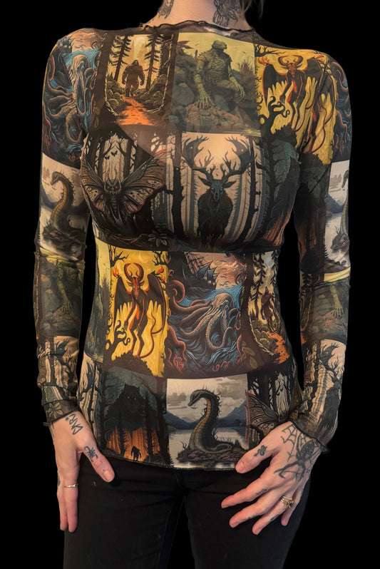 Sheer Mesh Top - Cryptids