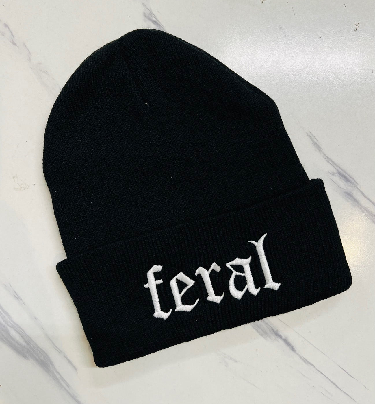 Vegan Beanie - Feral - READY TO SHIP