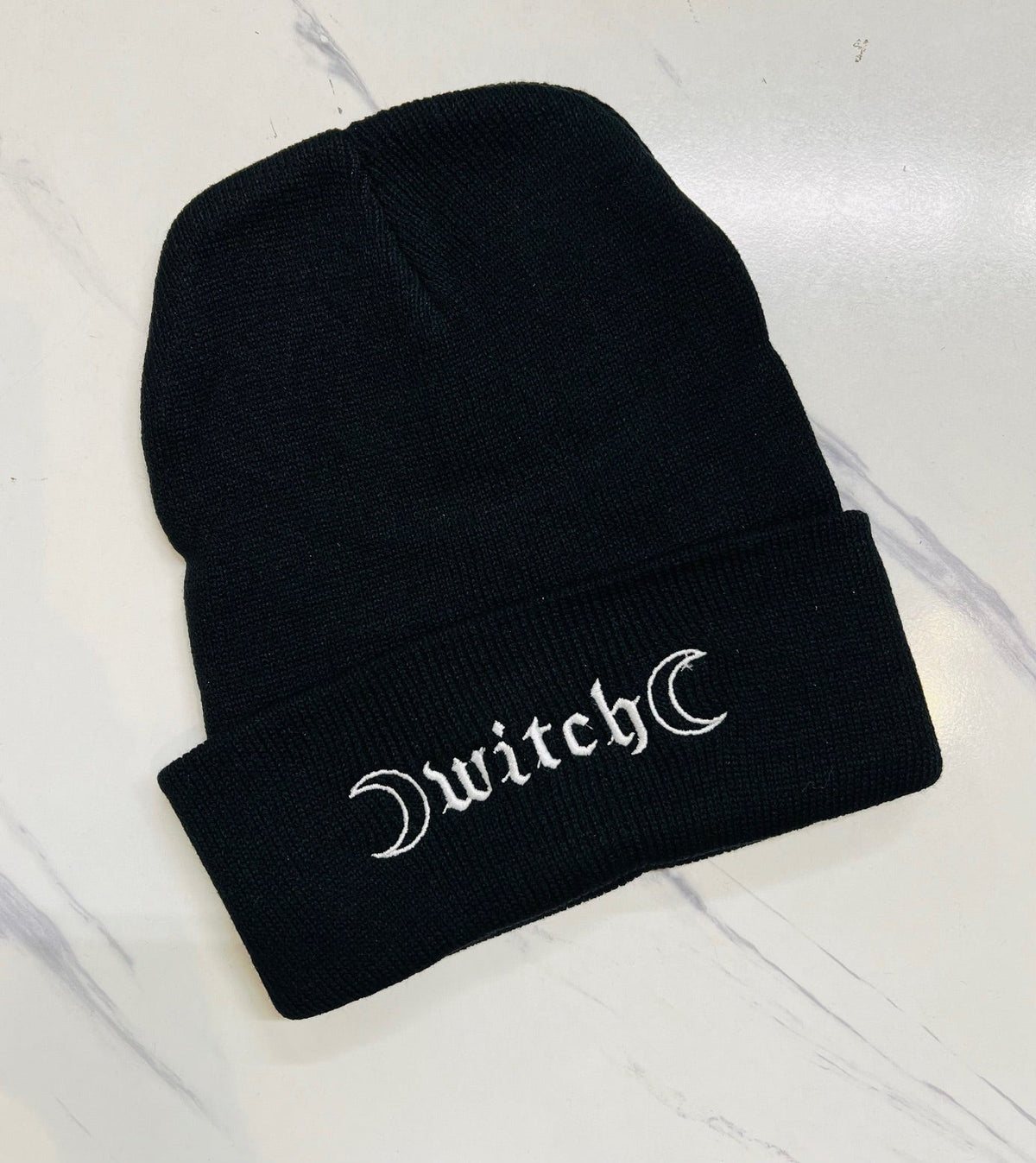 Vegan Beanie - Witch - READY TO SHIP