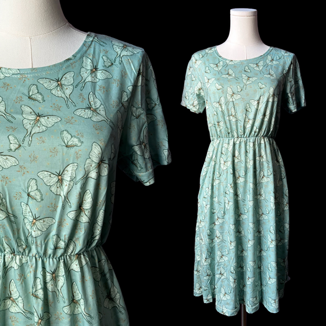 T-shirt Dress - Luna Moths