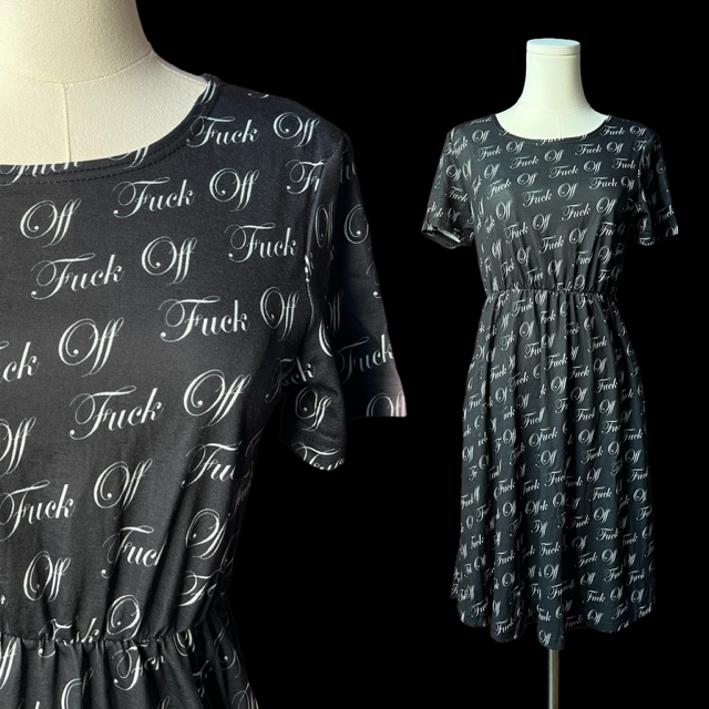 T-shirt Dress - Fuck Off