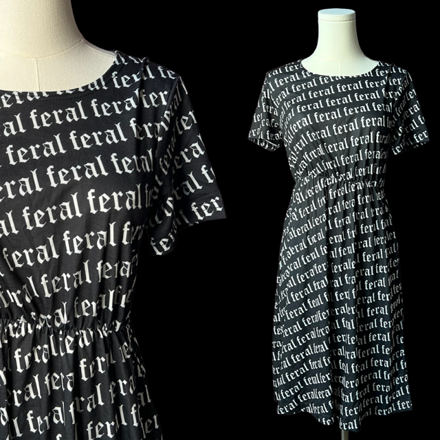 T-shirt Dress - feral