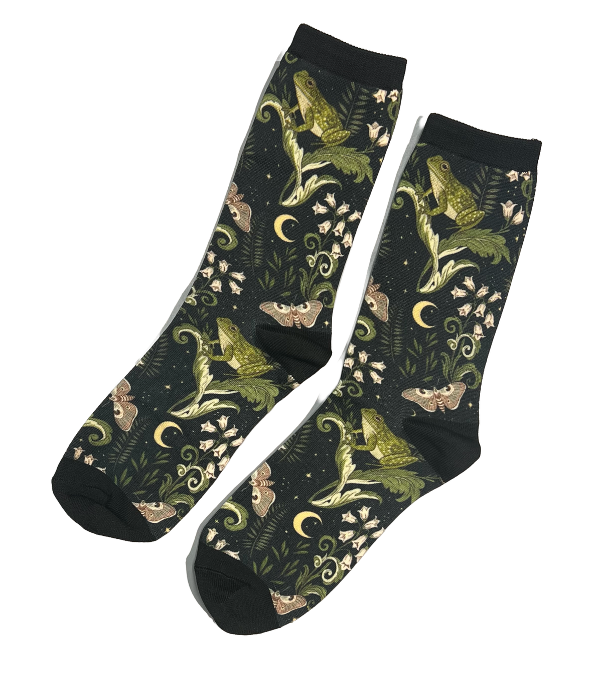 Novelty Socks - floral frogs