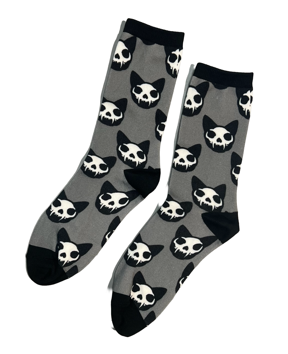 Novelty Socks - Cat Skulls
