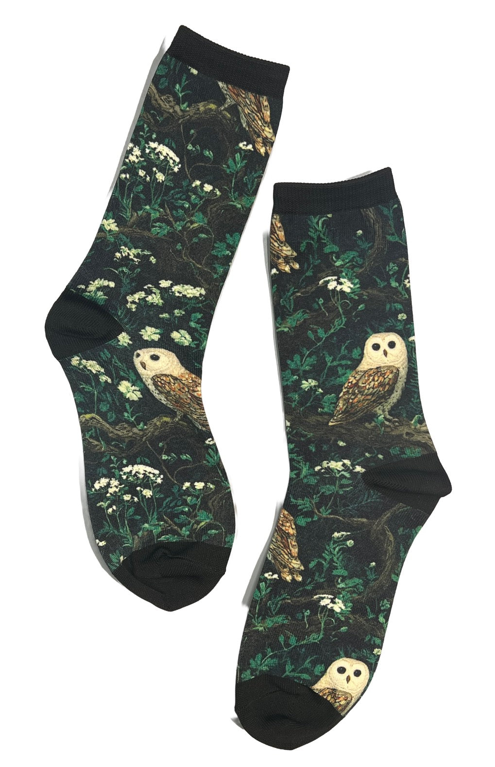 Novelty Socks - Floral Owls