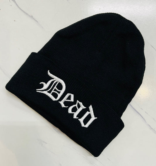 Vegan Beanie - Dead - READY TO SHIP