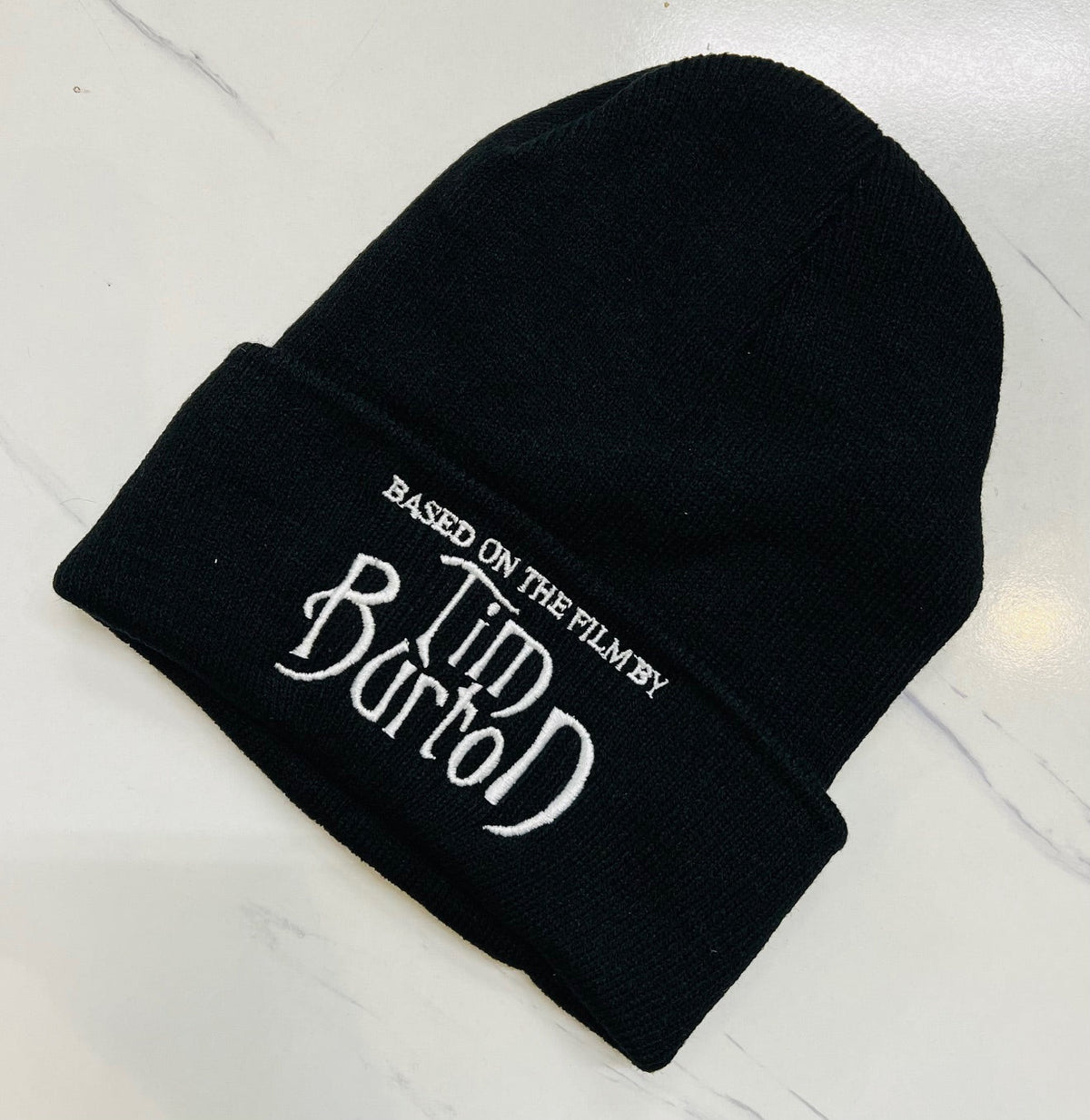 Vegan Beanie - Based on the film by Tim Burton - READY TO SHIP