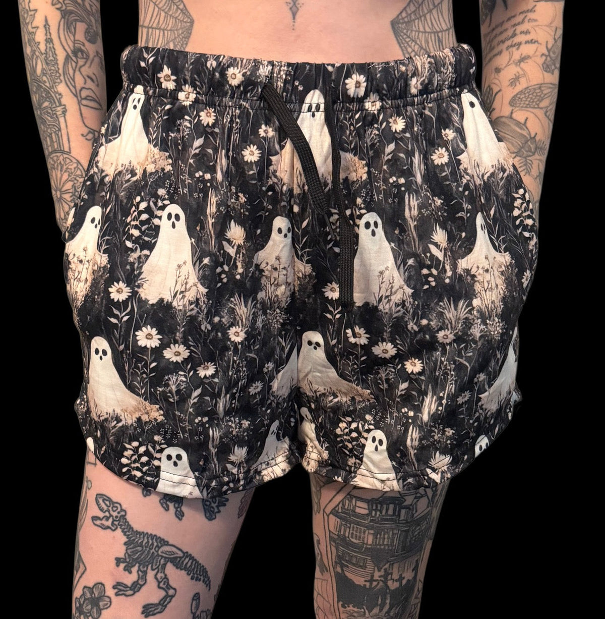 T-shirt Pajama 2 piece Set - Ghosts