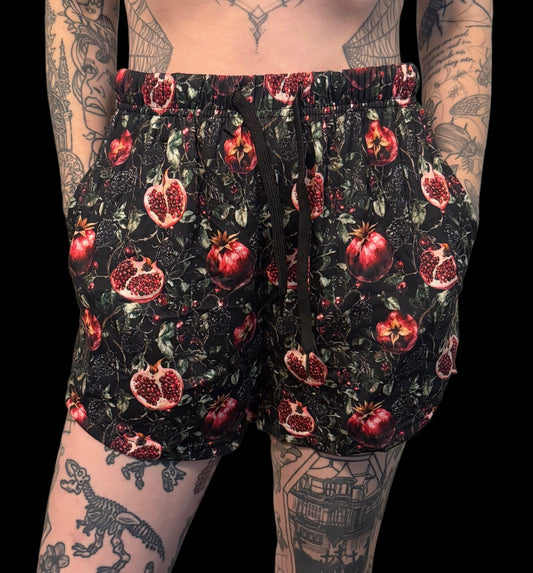 T-shirt Pajama 2 piece Set - Pomegranates
