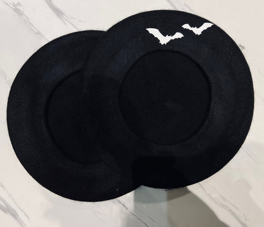 Vegan Beret - Wicked - B/W